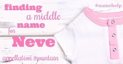 Name Help: A Middle Name for Neve | Name News | Scoop.it