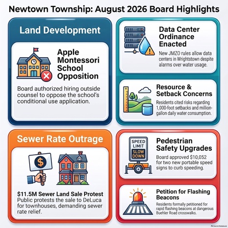 12 August 2026 Newtown Township Board of Supervisors Meeting Insights | Newtown News of Interest | Scoop.it