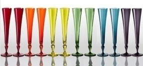 Wedding Champagne Flutes Made of Venetian Glass | Venetian Glass Site | Good Things From Italy - Le Cose Buone d'Italia | Scoop.it