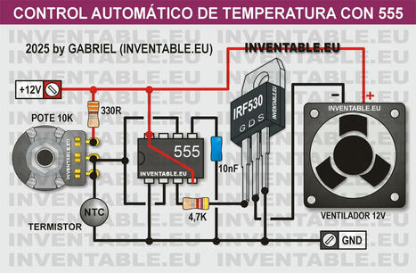 Control automático de temperatura con 555 | tecno4 | Scoop.it