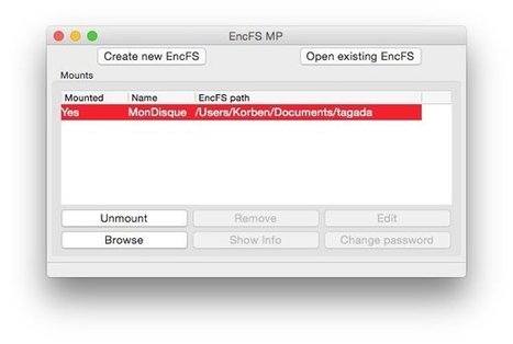 EncFSMP : Créez vos conteneurs chiffrés EncFS sous Windows et OSX | Geeks | Scoop.it