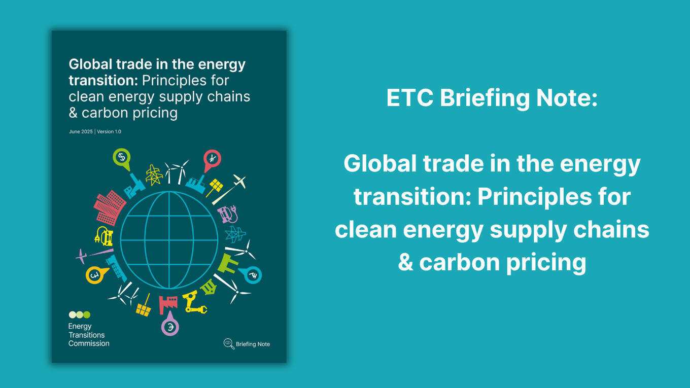 Global trade in the energy transition: Principl...