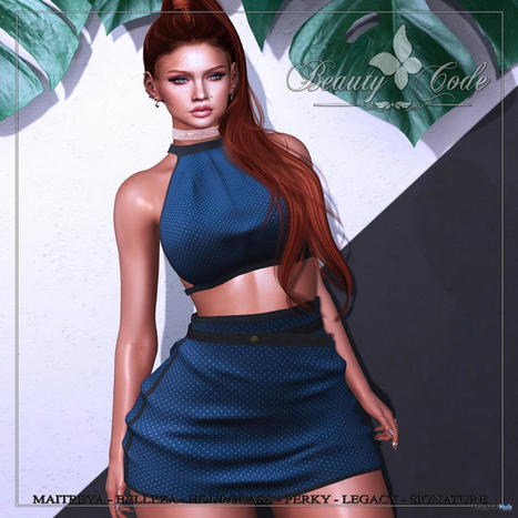 Candy Outfit Blue Light Teleport Hub Group Gift by Beauty Code | Teleport Hub - Second Life Freebies | Second Life Freebies | Scoop.it