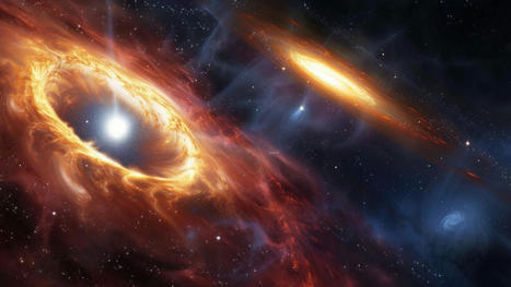 Descubren el par de agujeros negros supermasivos más épico de la historia | Ciencia-Física | Scoop.it