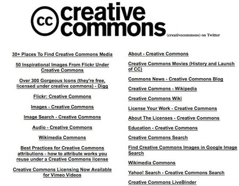 Un gran almacén de recursos Creative Commons | #REDXXI | Scoop.it