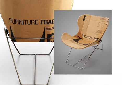 Re-Ply repurposed cardboard recliner by Dan Goldstein » Yanko Design | Eco-conception | Scoop.it