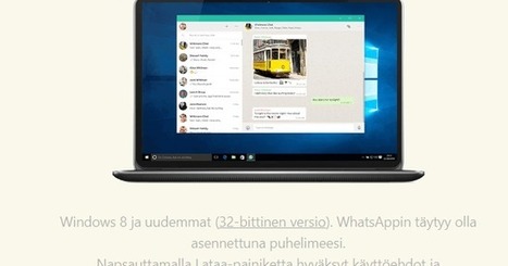 Bazaar-Oppitori: WhatsApp toimii my&ouml;s tietokoneelta | 1Uutiset - Lukemisen t&auml;hden | Scoop.it