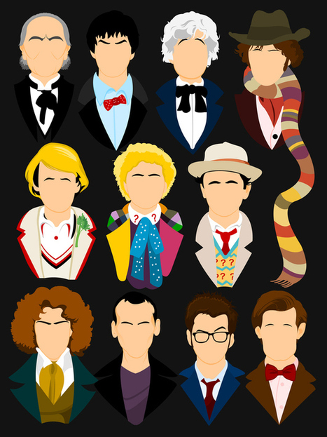 Les 11 visages du docteur, en 1 infographie | Geekeries de Webdév | Des nouvelles de Doctor Who | Scoop.it