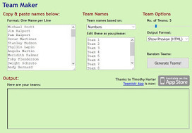 TeamMaker: Una herramienta para hacer equipos en clase | Las TIC en el aula de ELE | Scoop.it