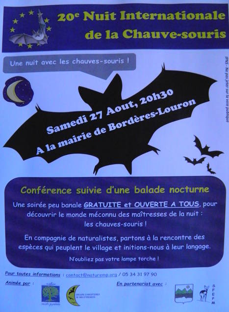 Une nuit en compagnie des chauves-souris à Bordères-Louron le 27 août | Vallées d'Aure & Louron - Pyrénées | Scoop.it