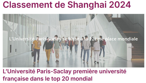 Classement de Shanghai 2024 – Université Paris-Saclay | Life Sciences Université Paris-Saclay | Scoop.it