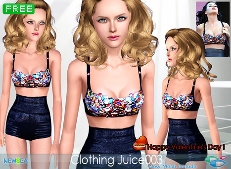 SIMS3 Clothing J003f - NEWSEA | Les Sims | Scoop.it