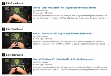 How To - Elite Force Airsoft 1911 Repair Videos on YouTube | Thumpy's 3D House of Airsoft™ @ Scoop.it | Scoop.it