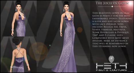 Jocelyn Gown March 2019 Group Gift by HETH Haute Couture | Teleport Hub - Second Life Freebies | Second Life Freebies | Scoop.it