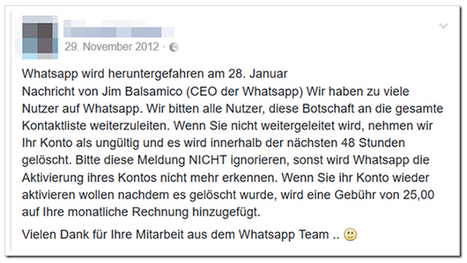 Fiese Falle in WhatsApp: Diese Nachricht sollten Sie unbedingt löschen | #SocialMedia #digcit #DigitalCitiZEN | Social Media and its influence | Scoop.it