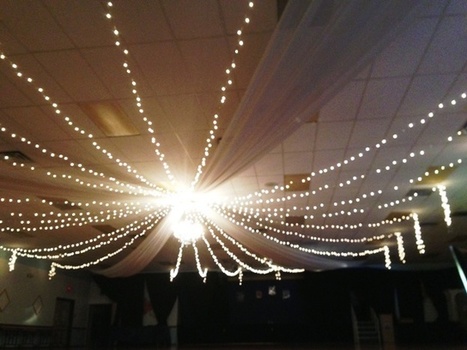 Twinkle Lights Ceiling In Designer Weddings Victoria Scoop It