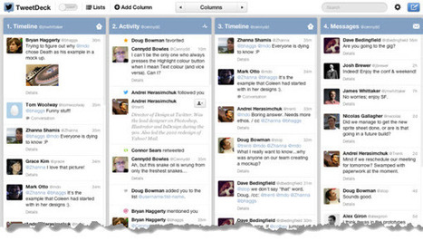Twitter trabaja en mejorar el rendimiento de TweetDeck en las columnas con mayor actividad | Utilización de Twitter la Educación | Scoop.it