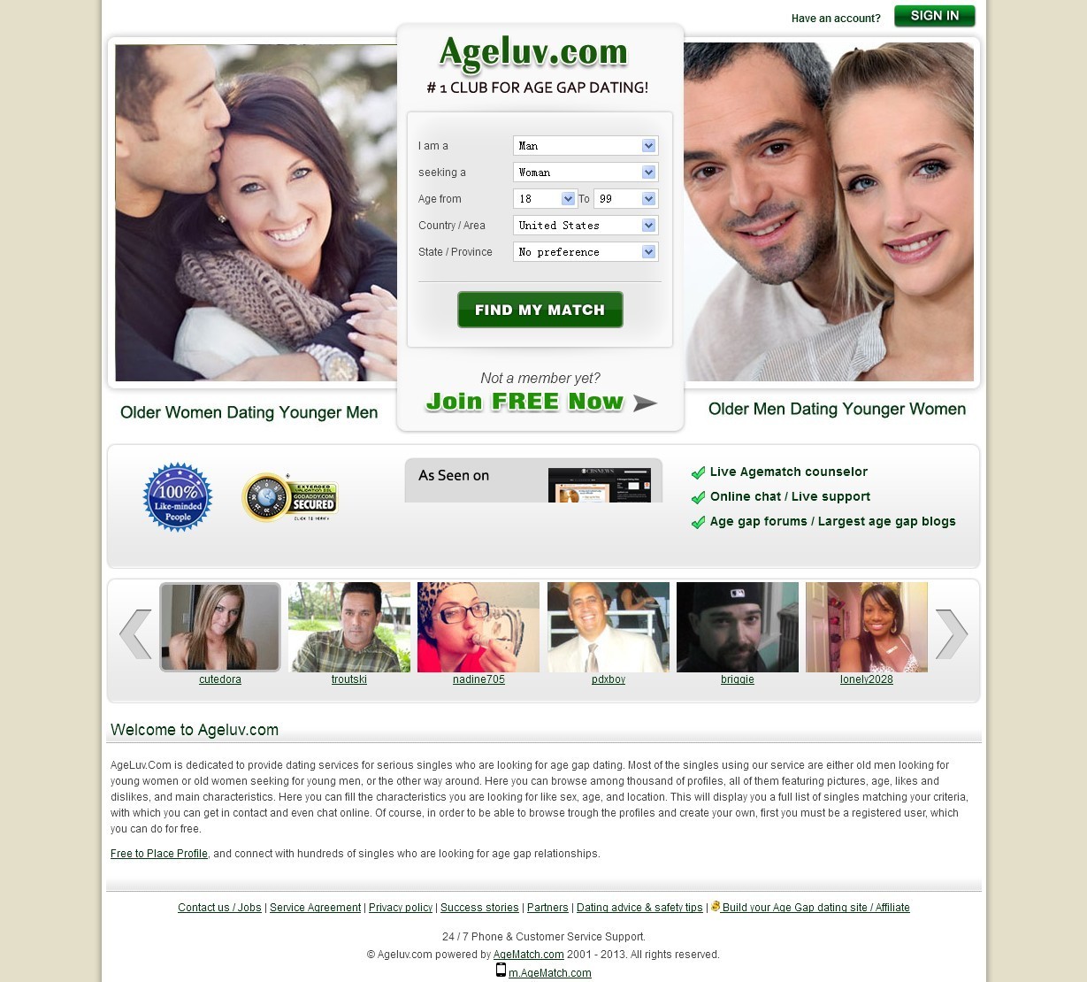 best online dating site for middle aged