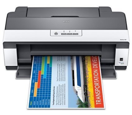 Epson WorkForce 1100 Wide Format Color Inkjet Printer C11CA58201