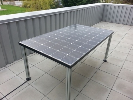 Une table de jardin solaire pour alimenter mon réfrigérateur | rev3 - la 3ème révolution industrielle en Hauts-de-France | Scoop.it