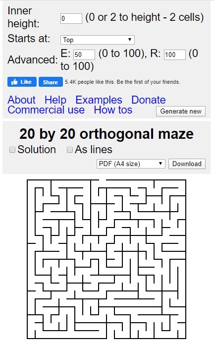 Maze Generator | 1Uutiset - Lukemisen tähden | Scoop.it