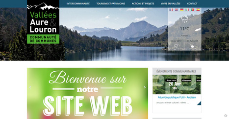 Un site internet pour la Communauté de Communes Aure Louron  | Vallées d'Aure & Louron - Pyrénées | Scoop.it