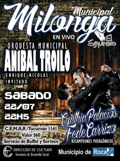 General Roca: Milonga con orquesta en vivo | Mundo Tanguero | Scoop.it