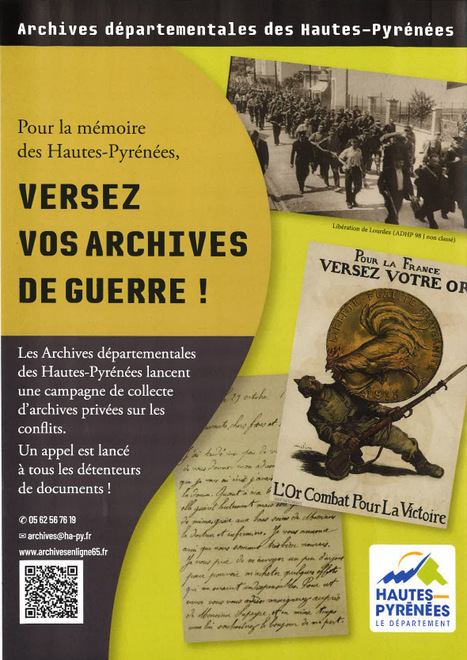 Versez vos archives de guerre aux archives d&eacute;partementales des Hautes-Pyr&eacute;n&eacute;es | Vall&eacute;es d'Aure & Louron - Pyr&eacute;n&eacute;es | Scoop.it