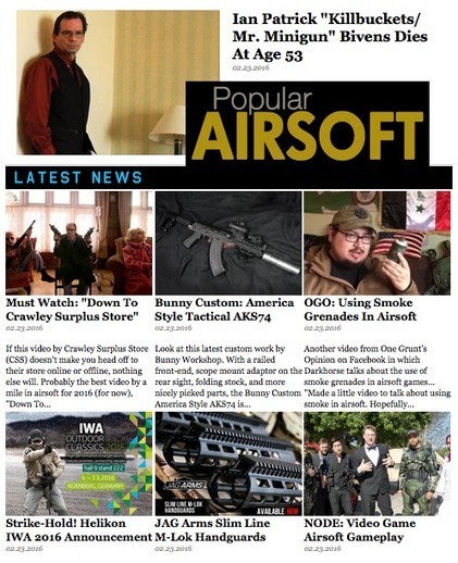 Popular Airsoft News - February 23 | Thumpy's 3D House of Airsoft™ @ Scoop.it | Scoop.it