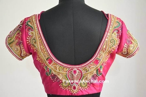 Designer Blouses for Brides, Heavy work Blouse Designs for Bridal Wear | Indian Fashion Updates | Scoop.it