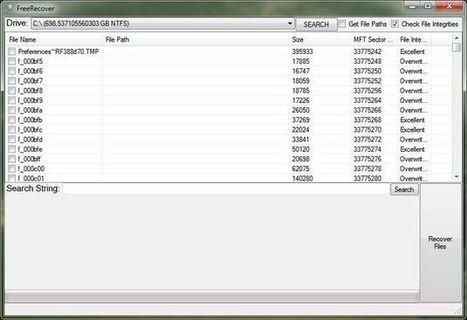 FreeRecover, software portable y gratuito para recuperar archivos borrados de memorias USB | TIC & Educación | Scoop.it
