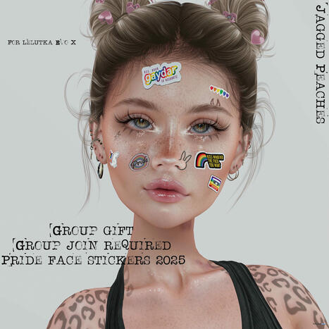 Pride Face Stickers June 2025 Group Gift by Jagged Peaches | Teleport Hub - Second Life Freebies | Teleport Hub | Scoop.it