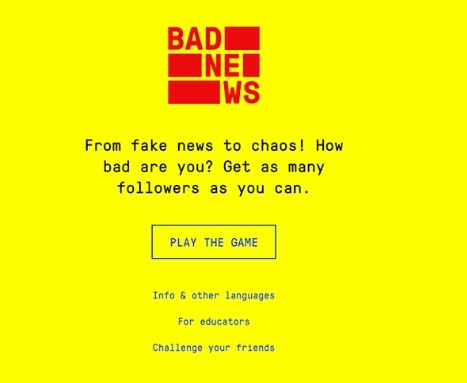 An interesting game to teach students to think critically about fake news | Creative teaching and learning | Scoop.it