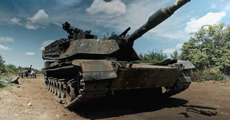 Face aux drones russes, le char ukrainien Abrams s'adapte avec un nouveau blindage | DEFENSE NEWS | Scoop.it