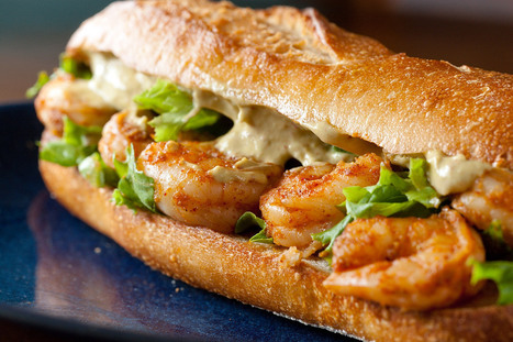 Spicy Shrimp Sandwich with Chipotle Avocado Mayonnaise | Really interesting recipes | Scoop.it