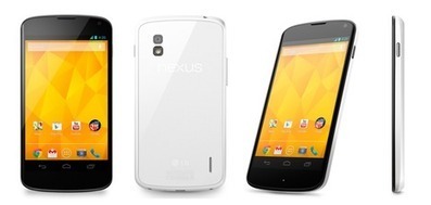 Nexus 4 White officially unveiled | Mobile Technology | Scoop.it