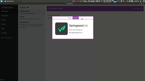 Springseed : alternative à Evernote pour Linux | Evernote, gestion de l'information numérique | Scoop.it