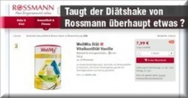 Wellmix Vitalkostdiat Von Rossmann Di Au