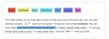 Voicepods - Create automated human-like text to speech | Information and digital literacy in education via the digital path | Scoop.it