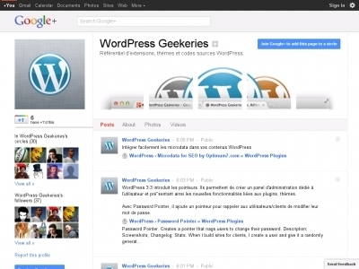 WP Google Plus Connect « Comment intégrer Google+ à votre blog WordPress | information analyst | Scoop.it