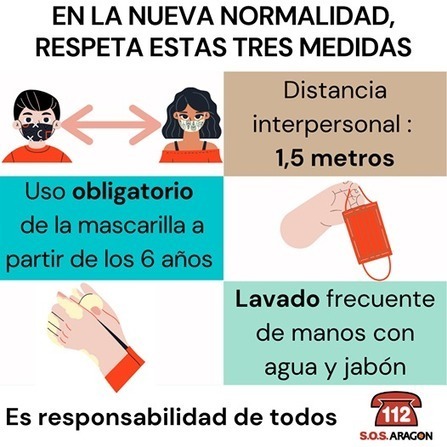 #Coronavirus : mesures barrières à appliquer en Aragon [MAJ 29/06] | Vallées d'Aure & Louron - Pyrénées | Scoop.it