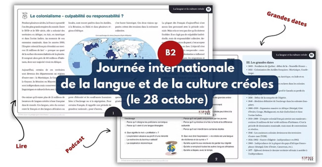 La Journée créole : parler d’identité, de langue et de culture autrement (B2) | POURQUOI PAS... EN FRANÇAIS ? | Scoop.it