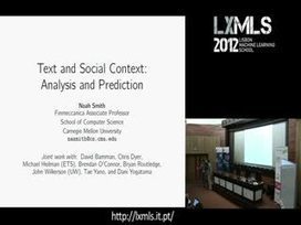 2nd Lisbon Machine Learning School (2012) | TechTalks.tv | Digital Delights | Scoop.it