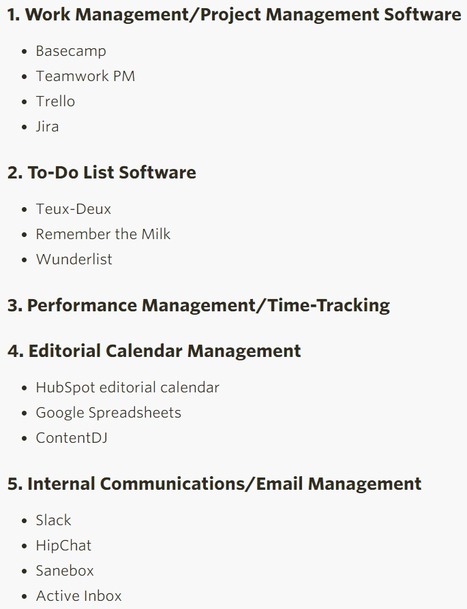 5 Types of Productivity Tools Every Marketing Professional Needs - Inbound Marketing Agents | The MarTech Digest | Scoop.it