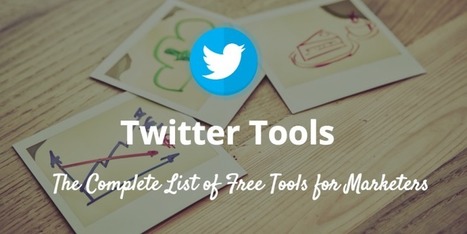 91 Free Twitter Tools & Apps That Do Pretty Much Everything | Buffer | Public Relations & Social Marketing Insight | Scoop.it