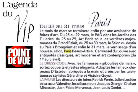 Point de Vue / 4 mars 2015 | Paris Beaux-Arts | Scoop.it
