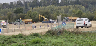 Pr&egrave;s de Lillebonne. Des dizaines d'engins s'activent sur un immense chantier : que se passe-t-il ? | Veille territoriale AURH | Scoop.it