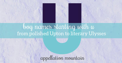 Boy Names Starting with U: Urban and Ulysses | Name News | Scoop.it
