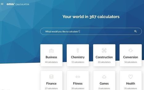 Omni Calculator nos ofrece cientos de calculadoras online | tecno4 | Scoop.it
