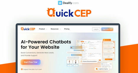 QuickCEP is the AI-powered chatbot for Shopify that helps convert visitors into customers, enhances the shopping experience, and handles customer support, logistics, and order-related issues. Get t... | Starting a online business entrepreneurship.Build Your Business Successfully With Our Best Partners And Marketing Tools.The Easiest Way To Start A Profitable Home Business! | Scoop.it
